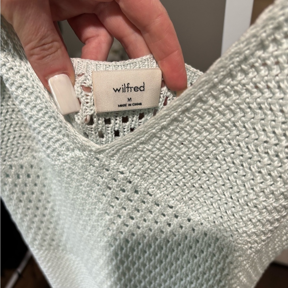 Aritzia Wilfred Evie Crochet Midi Dress - Picture 2 of 5